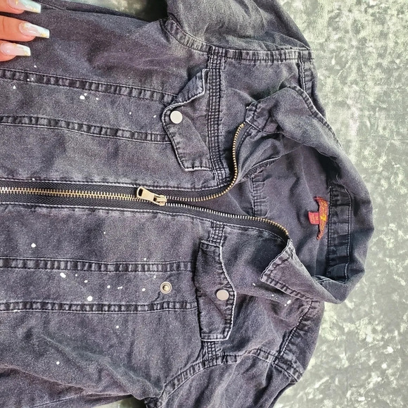 7 For All Mankind Denim Zipper Dress - Picture 4 of 8